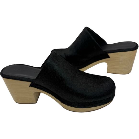 Rachel Comey Bose Clogs In Black Calf Hair Size 8.5 - Picture 7 of 11